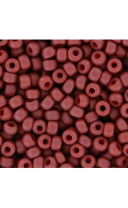 Miyuki rocailles Perlen 8/0 - Matted opaque terra cotta 8- 2315